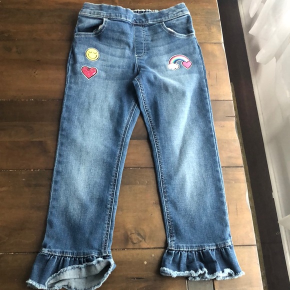 2 pair jeans one pull on the other zipper girls - Picture 6 of 11